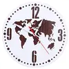 Image de YJSMXYD Pendules Et Horloges, Pendules Murales,Horloge Murale 30Cm Europe du Nord Décoration Carte Silencieux Horloge Murale pour La Maison Salon Décor De Ménage Moderne Silencieux Horloges