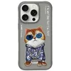 Image de Nimmy Coque de téléphone Portable en Silicone Compatible avec iPhone 16 Pro - Motif 3D 3D en Relief - Lunettes Cool