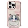 Image de Nimmy Coque de Protection en Silicone pour iPhone 16 Pro Max avec Broderie 3D Big Eyes