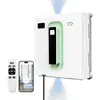 Image de PuRuiKai Robot de nettoyage de vitres carré avec moteur sans balais, double jet d'eau ultra fin, nettoyeur intelligent avec batterie UPS 650 mAh, application/télécommande pour verre, carrelage et