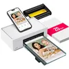 Image de Liene Amber M100 Imprimante Photo WiFi avec 20 Papiers 10x15cm pour Smartphone/PC, Imprimante Photo de Haute Qualité Portable Instantané, 300DPI Sublimation Thermique & Connexion WiFi Stable