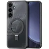 Image de DUX DUCIS Aimo Mag   Coque avec Support magnétique conçue pour Samsung Galaxy S25 Plus, Coque Antichoc avec béquille   Noir