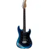 Image de Mooer GTRS Professional 800 Intelligent Guitar P800 Dark Night guitare électrique avec housse