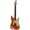 Image de Mooer GTRS Guitars Professional 800 Fiesta Red Intelligent Guitar avec housse