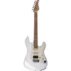 Image de Mooer GTRS Guitars Professional 801 Olympic White Intelligent Guitar avec housse