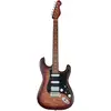 Image de Mooer MSC20 Pro Amber Brown guitare électrique avec housse