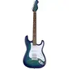 Image de Mooer MSC20 Pro Ocean Blue guitare électrique avec housse
