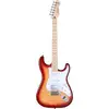 Image de Mooer MSC30 Pro Guitar Sunset Red guitare électrique avec sac de transport