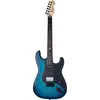 Image de Mooer MSC31 Pro Guitar Blue Burst guitare électrique avec sac de transport