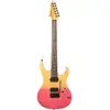 Image de Mooer MMT50 Yellow-Pink Gradient guitare électrique avec housse
