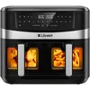 Image de LLIVEKIT Air Fryer 10L avec 2 Cavités, Friteuse sans Huile 12 en 1 avec Rôtissoire, Grille, Brochettes, 95% d'huile en Moins, Smart Finish et Match Cook, Préchauffage et Déshydratation, 2800W