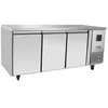 Image de Table Réfrigérée Négative Inox 3 Portes - Profondeur 600 - Atosa