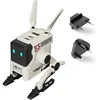 Image de GravaStar Alpha 65W GaN Chargeur Rapide, Chargeur Rapide 3 Ports avec Prise Multiple pour Voyage, Chargeur Universel pour Royaume-Uni/UE/États-Unis, pour iPhone, MacBook, iPad, Galaxy (Blanc)