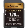 Image de Exascend Catalyst Carte mémoire SDXC UHS-I V30 128 Go 4K UHD jusqu'à 150 Mo/s en écriture, UHS-I, Classe 10, U3, V30 (UHS-I V30, 128 Go)
