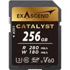 Image de Exascend Catalyst Carte mémoire SDXC UHS-II V60 256 Go d'enregistrement en 4K Ultra HD 180 Mo/s Vitesse d'écriture 280 Mo/s en Lecture UHS-II, Classe 10, U3, V60