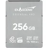 Image de Exascend Essential Pro CFexpress 4.0 Type B 256 Go Vitesse d'écriture 3 150 Mo/s Vitesse d'écriture 3750 Mo/s Vitesse de lecture, Certifié VPG400 Capture vidéo 8K et 12K à 120 fps