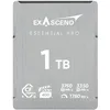 Image de Exascend Essential Pro CFexpress 4.0 Type B 3350 Mo/s Écriture 3750 Mo/s Lecture VPG400 Certifié Flawless 8K & 12K Capture vidéo à 120 fps