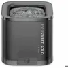 Image de Fontaine à eau pour chat - EVERSWEET - SOLO - Cybertail - Noir