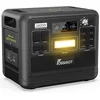 Image de FOSSiBOT Generateur Electrique Solaire Portable 2400W F2400, 2048Wh LiFePO4 Batterie de Secours avec 3 Sorties CA 2400W (4800W Pic), Groupe Électrogène Solaire pour Camping-car, Maison, Voyage