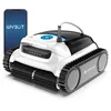 Image de WYBOT M100 Robot aspirateur de piscine filaire APP avec escalade murale, Smart Mapping Tech, télécommande, robot aspirateur de piscine avec forte aspiration, nettoyage ponctuel, idéal pour les