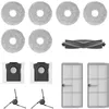Image de Dreame Kit d'accessoires pour robot X40 Ultra et X40 Ultra complet comprenant 6x chiffons (3 paires), 2x filtres, 2 sacs à poussière, 2x brosses latérales, 1x brosse principale