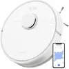 Image de dreame D9 Max Gen 2 Robot Aspirateur Laveur 6 000Pa, Navigation LDS Intelligente Laser, Brosse en Caoutchouc, Aspiration et Lavage 2-en-1, Nettoyage des moquettes, WiFi/Alexa/App Contrôle, Blanc