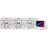 Image de Einarex Vertex 360 RGB Système de refroidissement liquide pour processeur, radiateur de 360 mm, 3 ventilateurs RVB, blanc