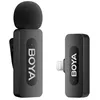 Image de Boya by-V1 Microphone Lavalier sans fil, portée de 100 m, compatible avec iPhone iPad, idéal pour l'enregistrement mobile, le podcasting et les applications de médias sociaux comme YouTube et TikTok