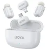 Image de BOYA Boyamini-13 Microphone 4 en 1 pour Android/iPhone avec suppression intelligente du bruit et étui de charge, clip en métal sur le microphone, Vlogging, TikTok, créateur de contenu YouTube