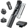 Image de BOYA Magic Microphone sans Fil (Support Non Inclus), à Clip, à Main, de Bureau, Micro Cravate avec Prise USB-C/Lightning/3.5mm Jack, Micro sans Fil pour iPhone 7~17, Mini Microphone pour Streaming