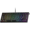Image de Akko Clavier Gaming Filaire à déclenchement Rapide TAC75 (Noir Transparent, commutateur AstroAim)