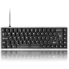 Image de Akko Clavier Gaming MOD68 HE 8K Rapid Trigger, Aluminium CNC, Clavier Filaire à Effet Hall, Disposition ISO-UK QWERTY 65%, RT 0,005 mm, Touches Profil Cherry pour Win/Mac (Noir Transparent)