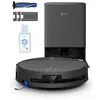 Image de ECOVACS DEEBOT T90 Pro Omni Care Kit Robot Aspirateur Laveur 30000Pa Blast | OZMO Roller 3.0, TruEdge, PowerBoost, TruePass, AIVI 3D, Triple Lift, lavage eau chaude, station OMNI auto-remplissage, Noir