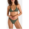 Image de Bas de maillot de bain smocké kaki VAIVA GROOVE
