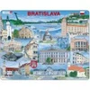 Image de Larsen Puzzle Cadre - Souvenirs de Bratislava, Slovaquie (en Slovaque)