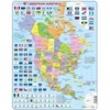 Image de Larsen Puzzle Cadre - Amérique du Nord (en Russe)