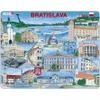 Image de Larsen Puzzle Cadre - Souvenirs de Bratislava, Slovaquie (en Anglais)
