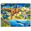Image de Larsen NB3 Dinosaures de l'époque du Crétacé, édition Neutre, Puzzle Cadre avec de 57 pièces
