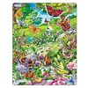 Image de Larsen FH28 des Papillons dans Un Beau Champ de Fleurs, Puzzle Cadre avec de 42 pièces
