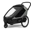Image de Hamax - Remorque Vélo Enfant 2 Places Outback Next Vert/Noir - Sièges Inclinables 4 Positions, Suspension Intégrale, Pliable, Fonction Poussette & Attelage Intelligent - 40 kg