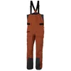 Image de Helly-Hansen Sogn Pantalon de ski imperméable et respirant avec bretelles réglables pour homme, Oxyde de fer 301, Large