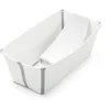 Image de Stokke Flexi Bath (White) avec Support pour nouveau-nés - Pratique à utiliser à la maison ou en voyage - Idéale pour les enfants jusqu’à 48 mois