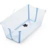 Image de Stokke Flexi Bath® Baignoire Pliable Bébé 64×24×34cm, Bleu Océan