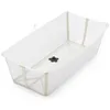Image de Stokke Flexi Bath X-Large, Sandy Beige - Spacieuse Baignoire bébé pliable - Légère & facile à ranger - Pratique à utiliser à la maison ou en voyage - Idéale pour les enfants de 0 à 6 ans