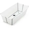 Image de Stokke Flexi Bath X-Large, Ocean Blue - Spacieuse Baignoire bébé pliable - Légère & facile à ranger - Pratique à utiliser à la maison ou en voyage - Idéale pour les enfants de 0 à 6 ans