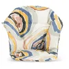 Image de Coussin Stokke Clikk, Multo Circles - Compatible avec la chaise haute Stokke Clikk - Pour plus de confort - Fabriqué en coton organique - Réversible et lavable en machine - Idéal de 6 à 36 mois