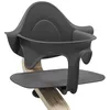 Image de Baby Set Stokke Nomi, Anthracite - Apporte confort, soutien latéral et dorsal pour le bébé qui se tient assis - Compatible avec toutes les chaises Nomi