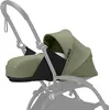 Image de Pack nouveau-né Stokke YOYO 0+, Olive - Comprend un matelas, une capote extensible et un harnais à cinq points - Requiert le châssis YOYO (vendu séparément)