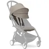 Image de Stokke YOYO Pack couleur 6+ dès 6 mois, Taupe - Textiles uniquement : Coussin d’assise, capote extensible avec fenêtre et pochette arrière zippée - Requiert le châssis YOYO (vendu séparément)