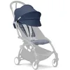 Image de Stokke YOYO Pack couleur 6+ dès 6 mois, Air France Blue - Textiles uniquement : Coussin d’assise, capote extensible avec fenêtre & pochette arrière zippée - Requiert le châssis YOYO (vendu séparément)
